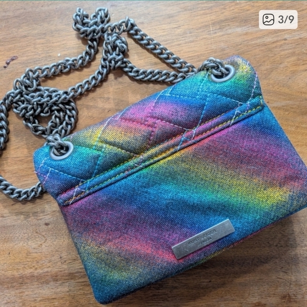 Kurt Geiger Denim (Metallic Rainbow) - Picture 3 of 9